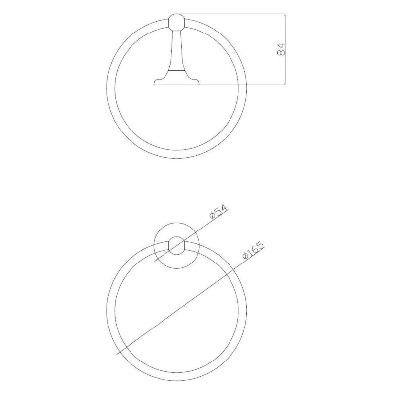 Bayswater Traditional Towel Ring