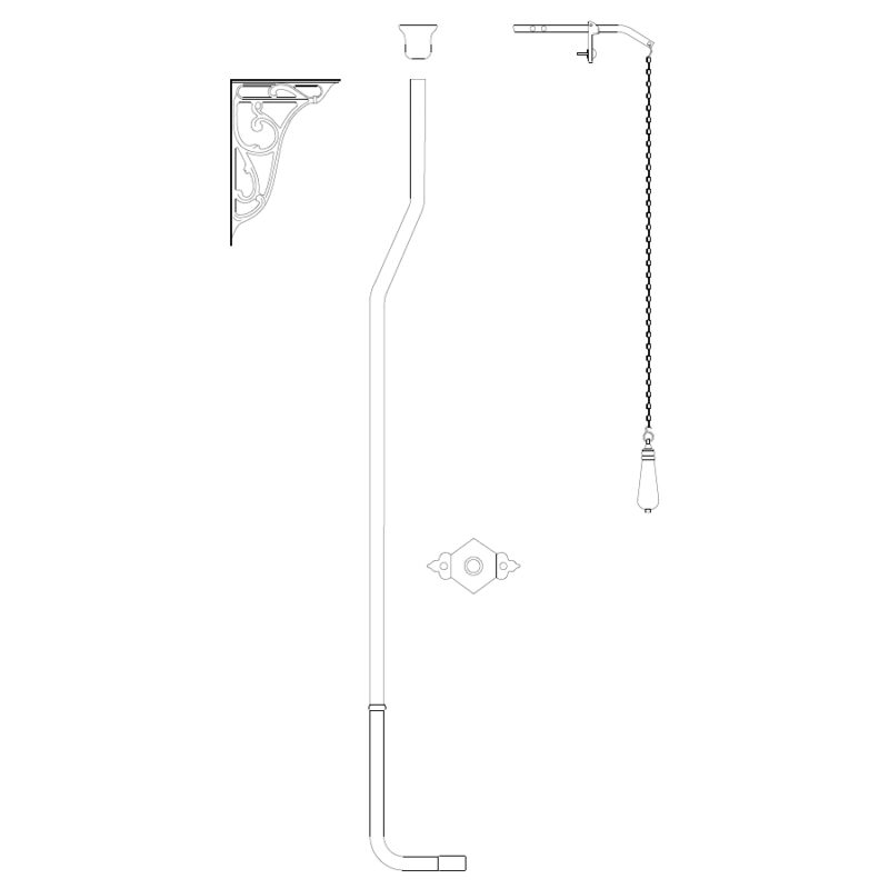 Bayswater High Level Flush Pipe Pack