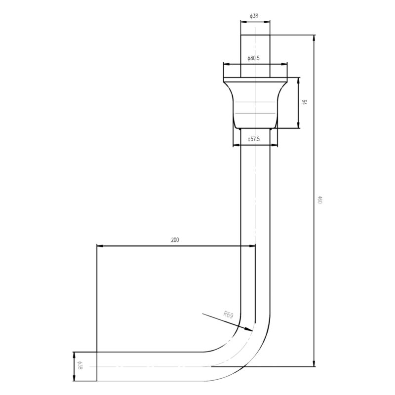 Bayswater Low Level Flush Pipe Pack