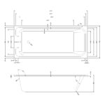 Bayswater Bathurst 1700mm x 750mm Single Ended Bath