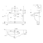 Bayswater Fitzroy 595mm 2 Tap Hole Basin