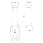 Bayswater Porchester Full Pedestal