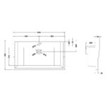 Bayswater 800mm Traditional 1 Tap Hole Basin