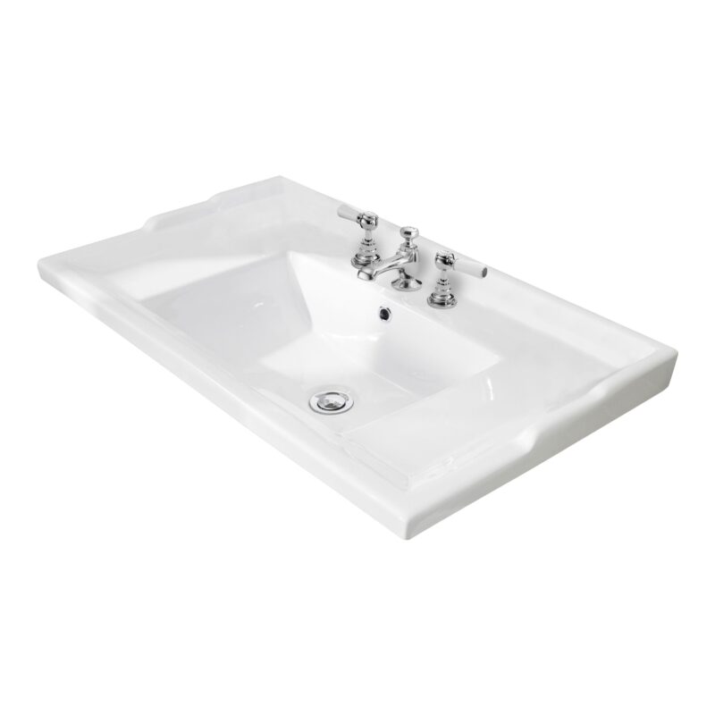 Bayswater 800mm Traditional 3 Tap Hole Basin Bayswater 800mm Traditional 3 Tap Hole Basin