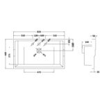 Bayswater 800mm Traditional 3 Tap Hole Basin
