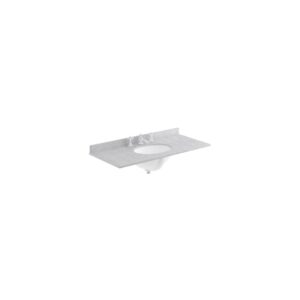 Bayswater 1000mm Single Bowl 3 Tap Hole Grey Marble Top