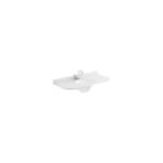 Bayswater 1000mm Single Bowl Curved 1 Hole White Marble Top