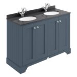 Bayswater Stiffkey Blue 1200mm 4 Door Basin Cabinet