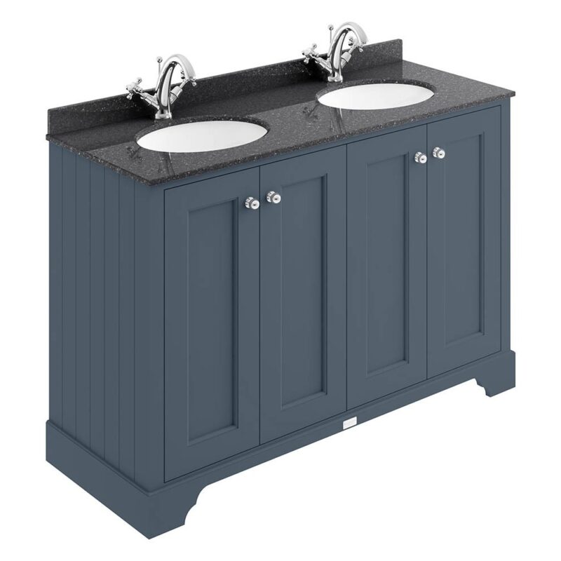 Bayswater Stiffkey Blue 1200mm 4 Door Basin Cabinet