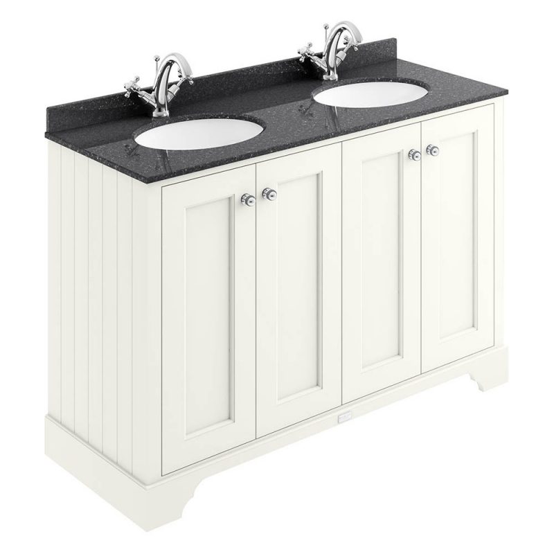 Bayswater Pointing White 1200mm 4 Door Basin Cabinet