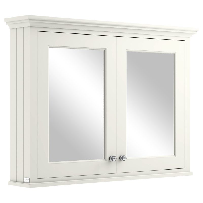 Bayswater Pointing White 1050mm Mirror Wall Cabinet
