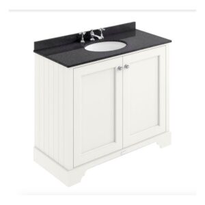 Bayswater 1000mm 2 Door Basin Cabinet White