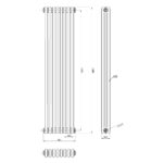 Bayswater Nelson Triple Radiator 1500 x 381mm