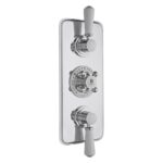 Bayswater Triple Concealed Valve with Diverter & White Indices