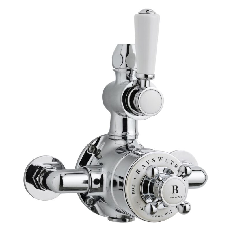Bayswater Twin Exposed Valve with White Indices Bayswater Twin Exposed Valve with White Indices