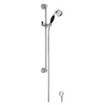 Bayswater Slider Rail Kit with Black Ceramic Handset