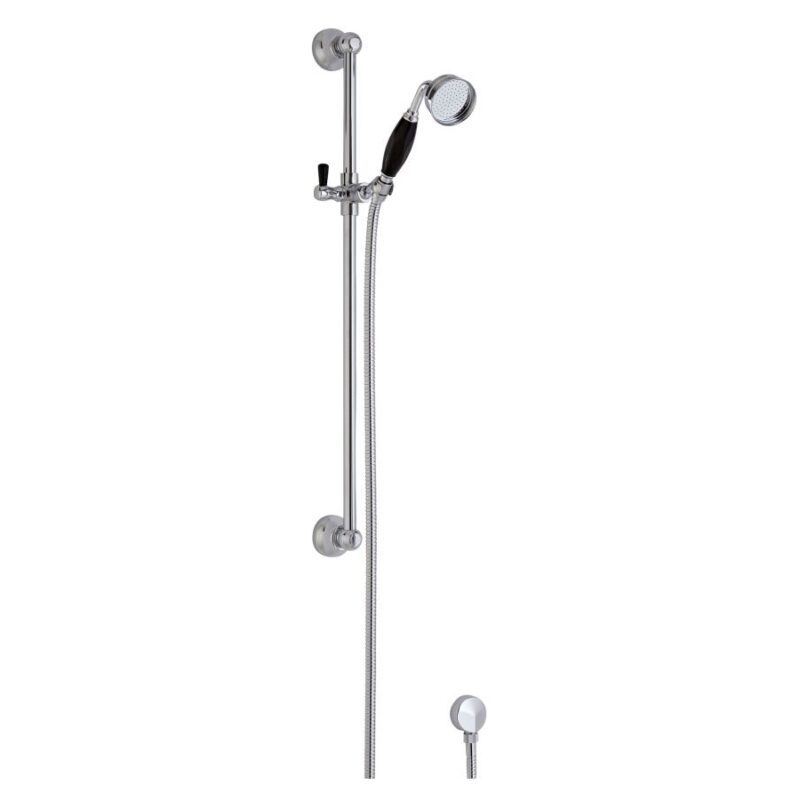 Bayswater Slider Rail Kit with Black Ceramic Handset Bayswater Slider Rail Kit with Black Ceramic Handset