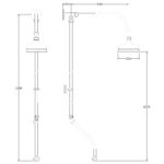 Bayswater Rigid Riser Kit for Bath Shower Mixer