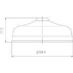 Bayswater 8" Apron Fixed Head