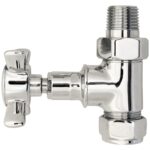 Bayswater Straight Victorian Crosshead Radiator Valves (Pair)