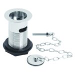 Bayswater Basin Waste with Brass Plug & Link Chain