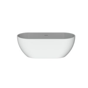 BC Designs Olney 1600x700mm Freestanding Double Ended Bath