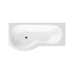BC Designs P 1500mm Left Handed P Shape Shower Bath