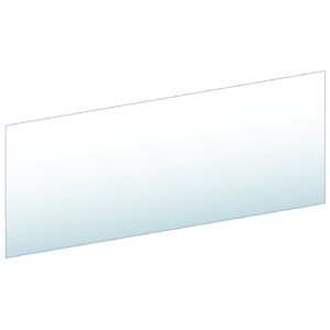 BC Designs SolidBlue 1600mm x 520mm Bath Panel
