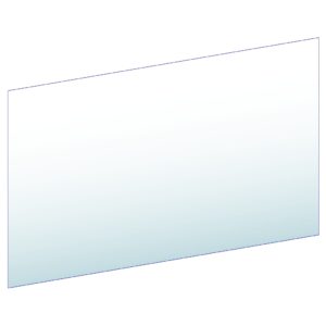BC Designs SolidBlue 750mm x 520mm End Panel