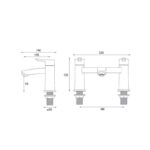 Bristan Apelo Bath Filler Tap Chrome