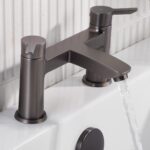 Bristan Apelo Bath Filler Tap Gun Metal Grey