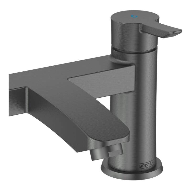 Bristan Apelo Bath Filler Tap Gun Metal Grey