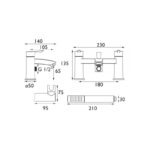 Bristan Apelo Bath Shower Mixer Tap Chrome