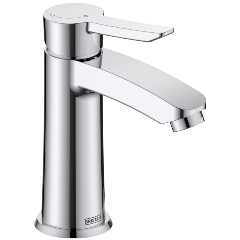Bristan Apelo Eco Start Basin Mixer with Clicker Waste Chrome Bristan Apelo Eco Start Basin Mixer with Clicker Waste Chrome