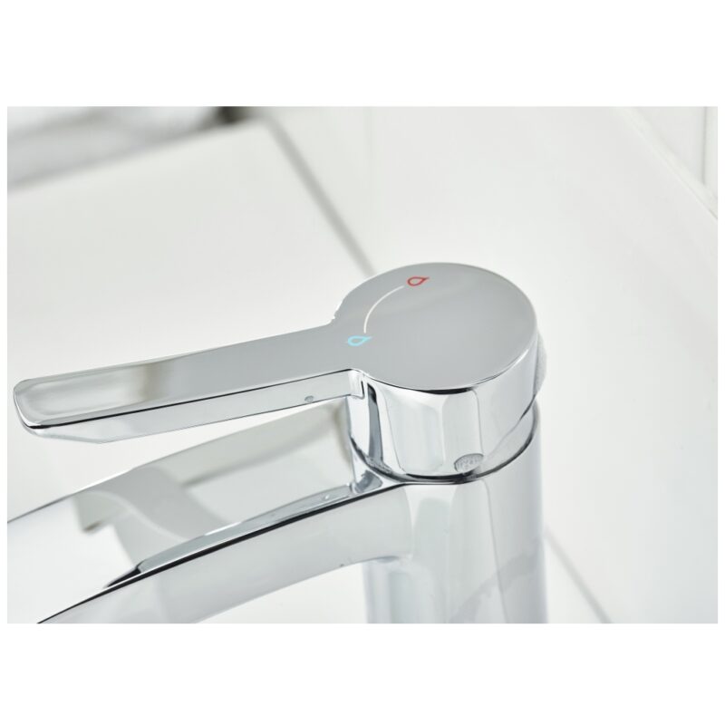 Bristan Apelo Eco Start Basin Mixer with Clicker Waste Chrome