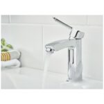 Bristan Apelo Eco Start Basin Mixer with Clicker Waste Chrome