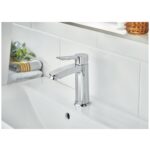 Bristan Apelo Eco Start Basin Mixer with Clicker Waste Chrome