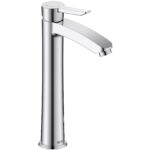 Bristan Apelo Eco Start Tall Basin Mixer with Clicker Waste Chrome