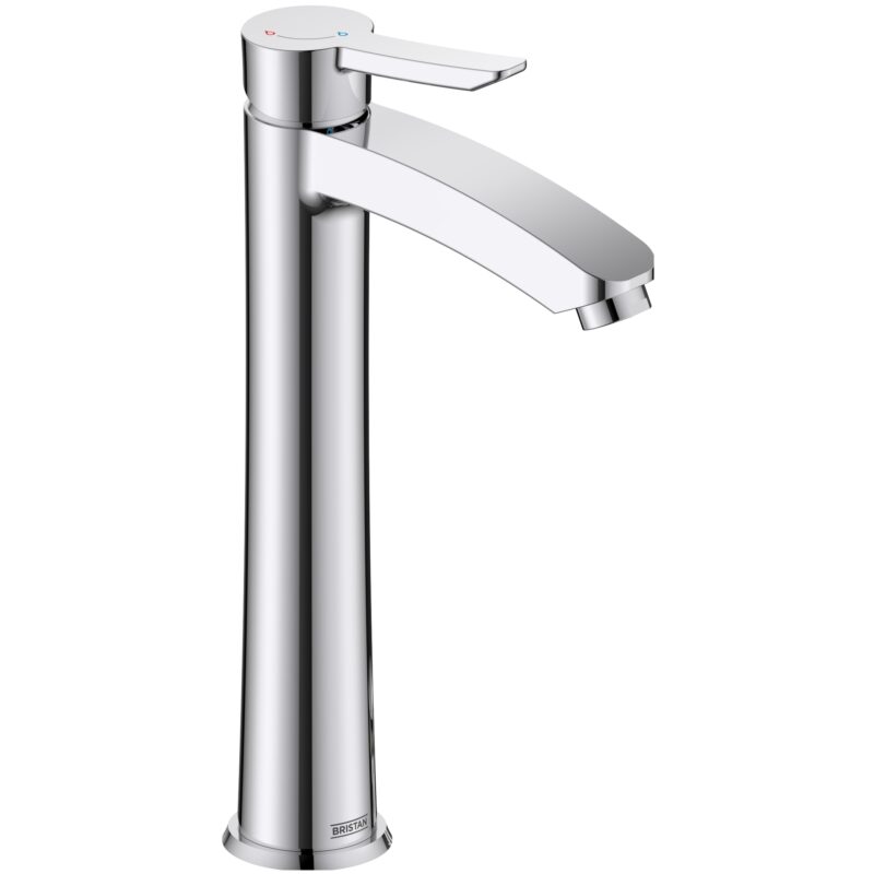 Bristan Apelo Eco Start Tall Basin Mixer with Clicker Waste Chrome Bristan Apelo Eco Start Tall Basin Mixer with Clicker Waste Chrome