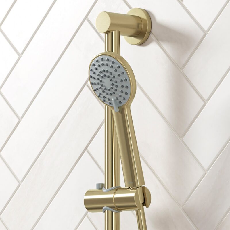 Bristan Apelo Concealed Dual Control Shower Pack Brushed Brass Bristan Apelo Concealed Dual Control Shower Pack Brushed Brass