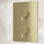 Bristan Apelo Concealed Dual Control Shower Pack Brushed Brass
