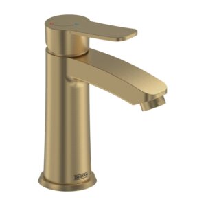Bristan Appeal Eco Start Basin Mixer with Clicker Waste Brushed Brass