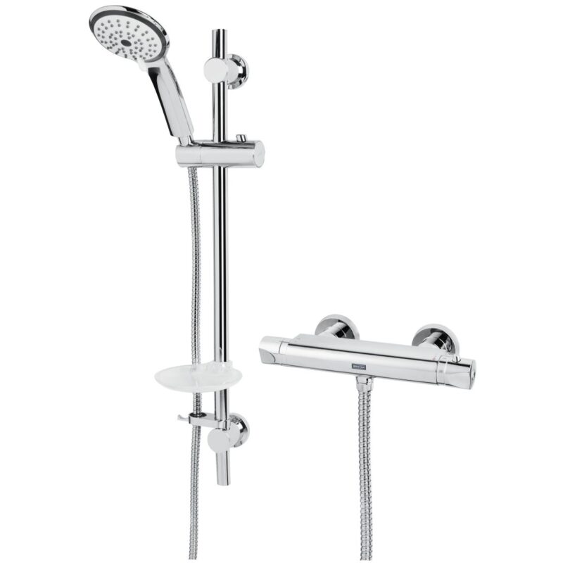 Bristan Artisan Thermostatic Bar Shower Valve with Adjustable Riser Bristan Artisan Thermostatic Bar Shower Valve with Adjustable Riser