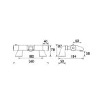 Bristan Artisan Thermostatic Bath Filler Tap Chrome