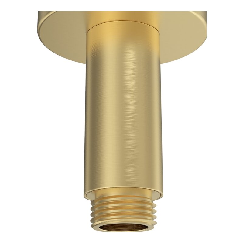 Bristan Ceiling Fed Round Shower Arm 75mm Brushed Brass
