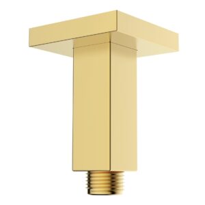 Bristan Ceiling Fed Square Shower Arm Brushed Brass