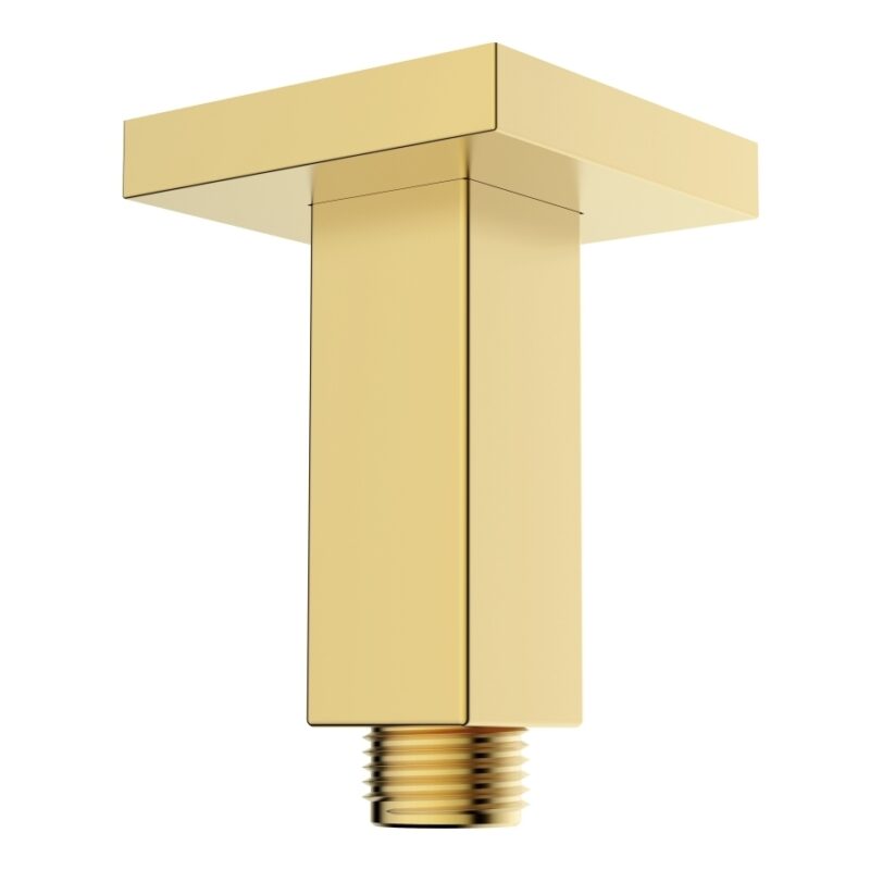 Bristan Ceiling Fed Square Shower Arm Brushed Brass Bristan Ceiling Fed Square Shower Arm Brushed Brass