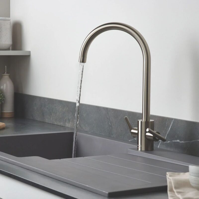 Bristan Artisan Easyfit Sink Mixer Brushed Nickel