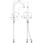 Bristan Artisan Easyfit Mono Sink Mixer Chrome