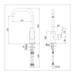 Bristan Blueberry Easy Fit Monobloc Sink Mixer Chrome